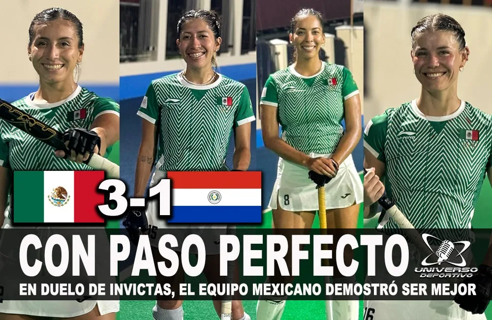 MÉXICO VENCE A PARAGUAY EN LA COPA PANAMERICANA DE HOCKEY