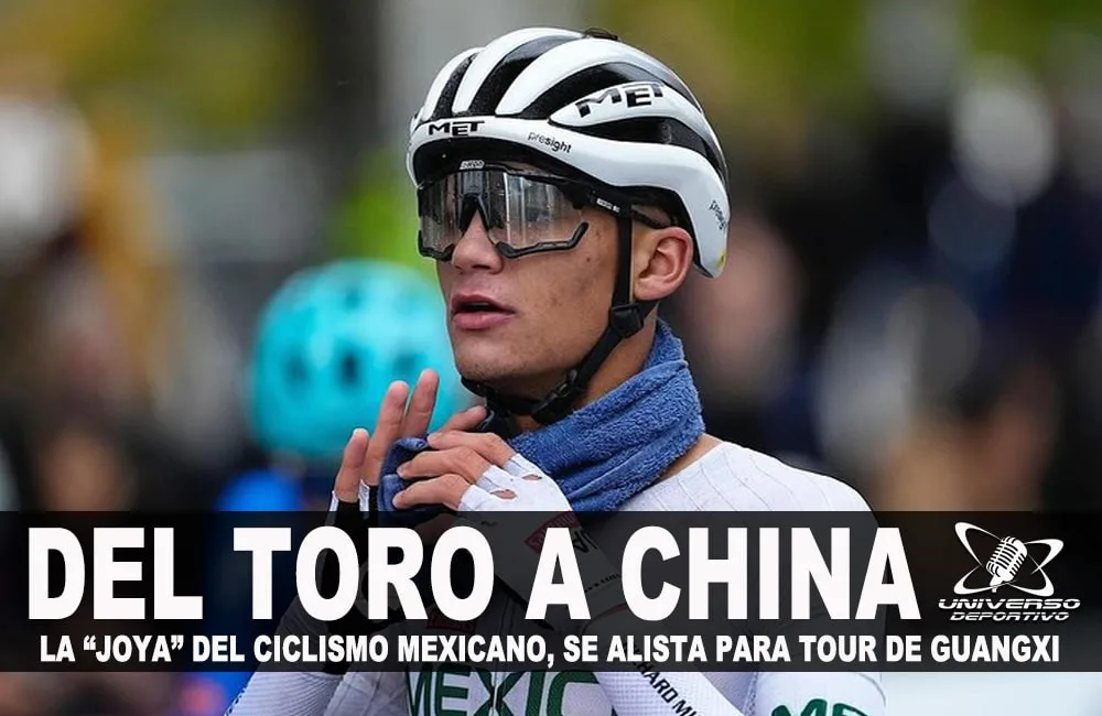 ISAAC DEL TORO REPRESENTARÁ A MÉXICO EN EL TOUR DE CHINA